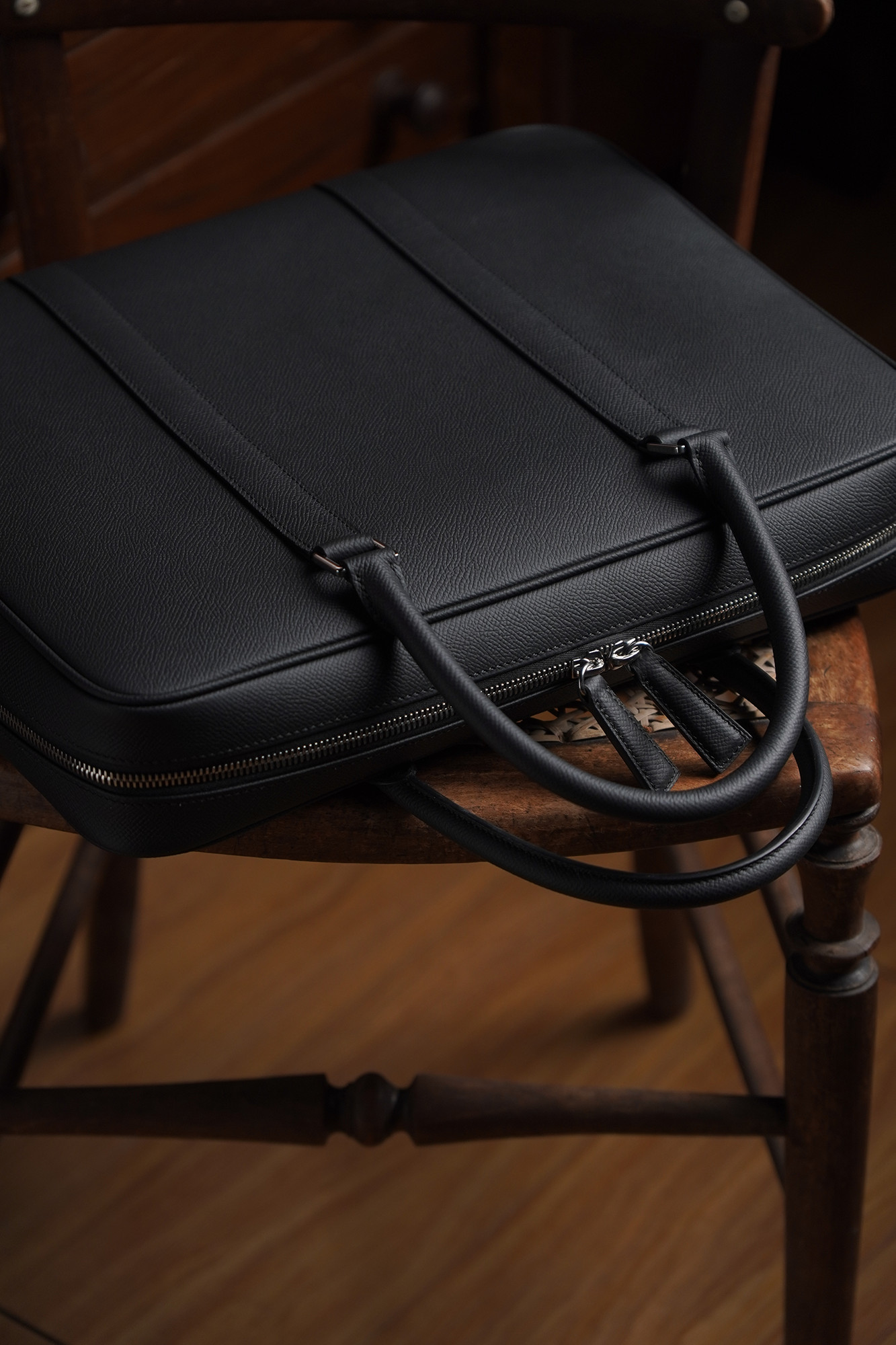 Espom leather briefcase