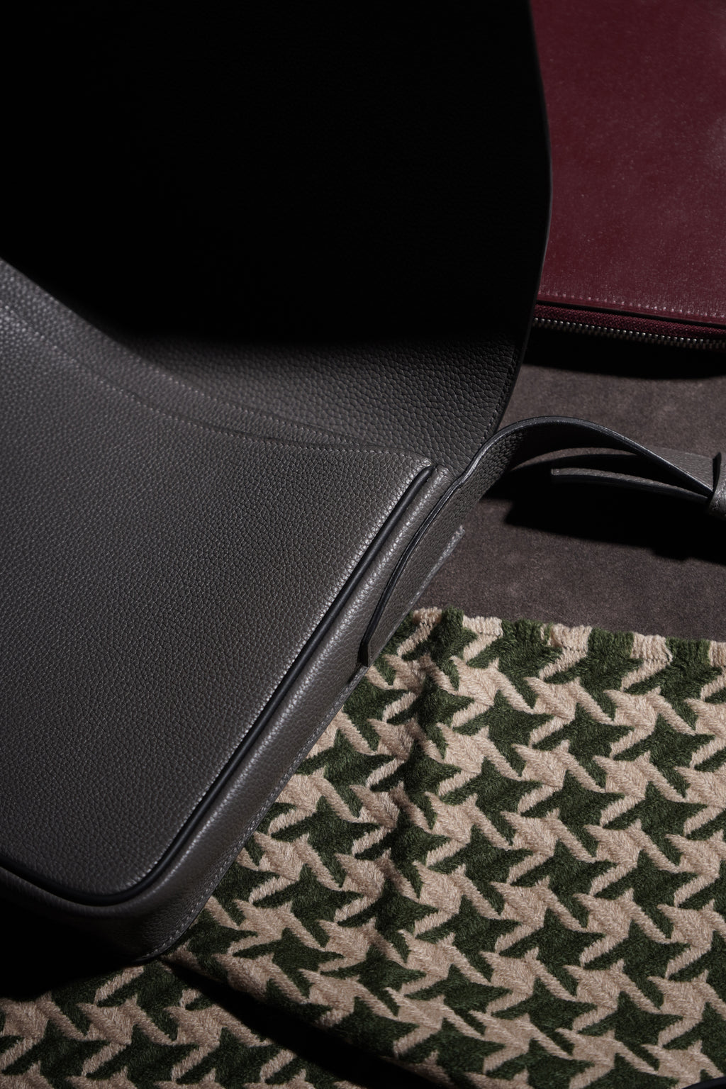 messenger bag with crocodile