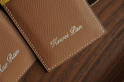 Espom leather ID card holder