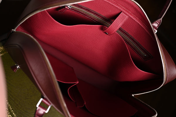 Crocodile leather briefcase