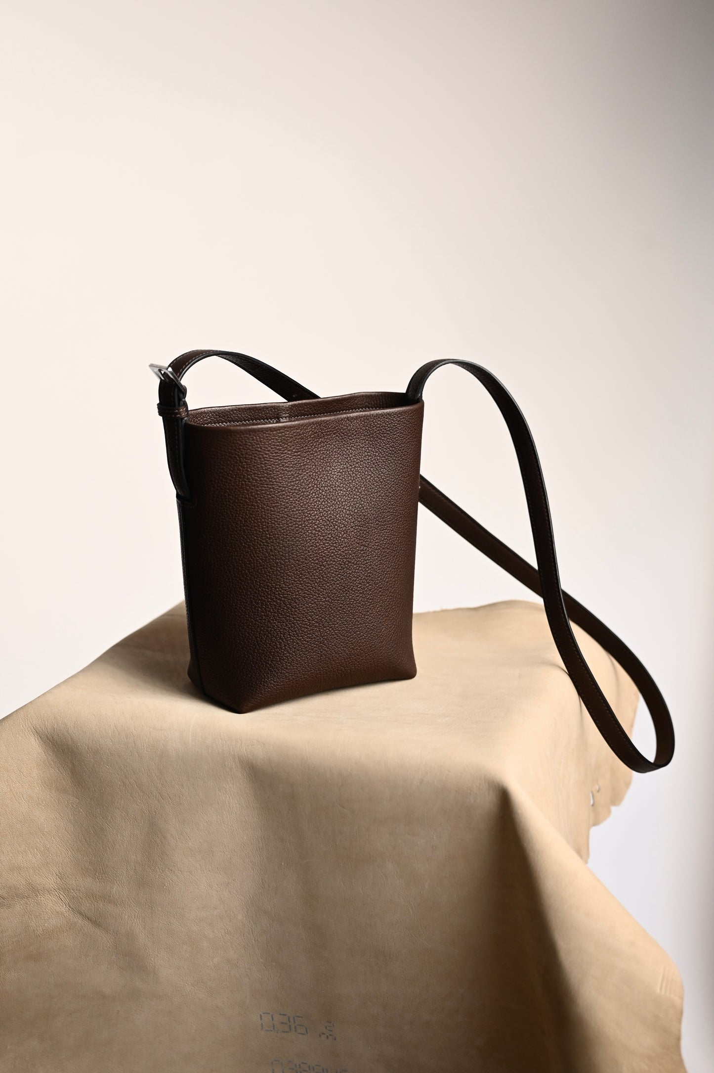 MIni Bucket bag(Barenia Faubourg leather)