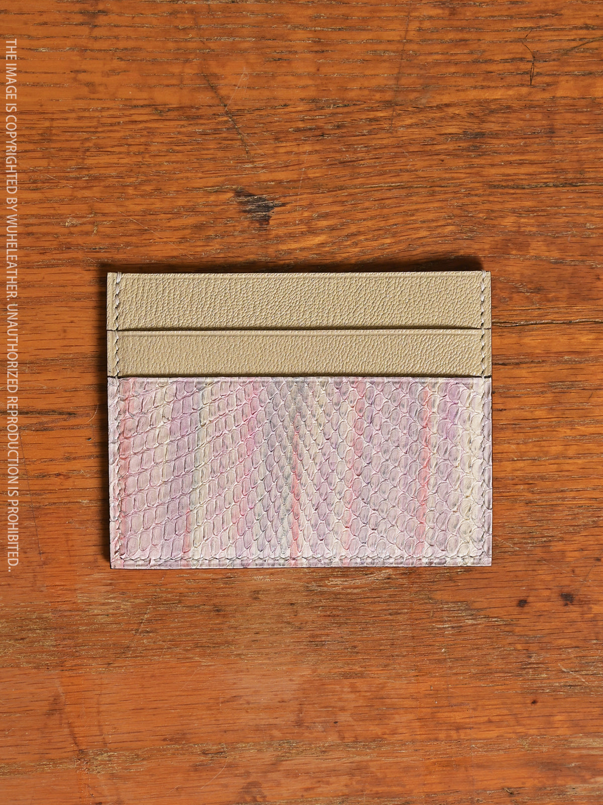 One-piece card holder